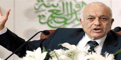 العربي يستقبل رئيس الائتلاف السوري المعارض 
