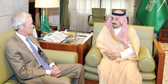 أمير منطقة الرياض يستقبل رئيس شركة بكتل 