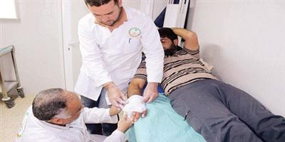 العيادات السعودية تقدم خدماتها الطبية لـ(2200) مراجع في مخيم الزعتري 