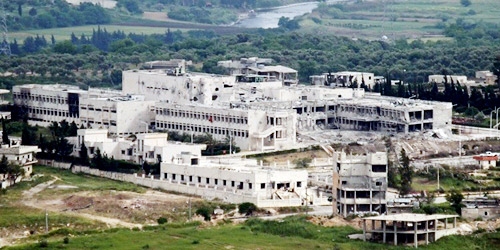  مستشفى جسر الشغور الذي سيطرت عليه جبهة النصرة