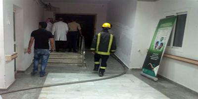 حريق يُخلي 23 مريضاً بمستشفى أطفال 