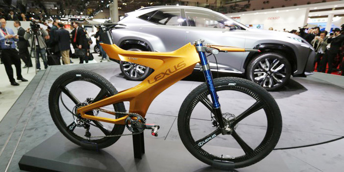 دراجة لكزس NXB مفهوم جديد في تصميم الدراجات الهوائية 