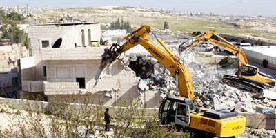 الاحتلال يهدم 3 منازل في محيط المسجد الأقصى وشارع صلاح الدين 
