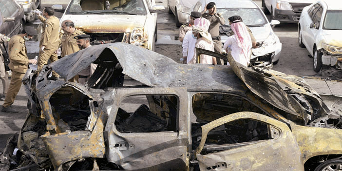  لقطات من الحادثة التي وقعت بمسجد حي العنود