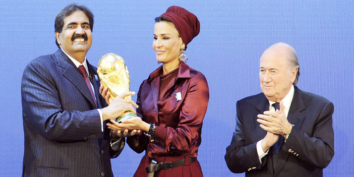  لحظة فوز قطر بتنظيم مونديال 2022