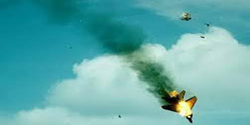 سقوط طائرة عسكرية تابعة للأسد بالريف الغربي لمحافظة السويداء  