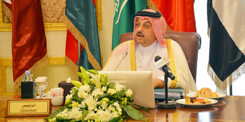  وزير خارجية قطر مترئسا الاجتماع