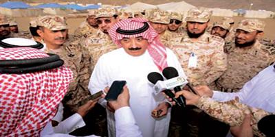 الأمير متعب بن عبدالله لـ«الجزيرة»: زيارتي التفقدية لرجال الحرس الوطني بناء على توجيهات الملك سلمان 