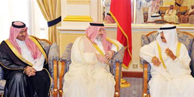 رئيس الوزراء بمملكة البحرين يؤكد اعتزاز وتقدير مملكة البحرين قيادة وشعباً بمواقف المملكة 