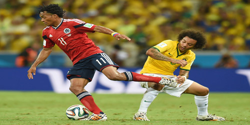  من لقاء البرازيل وكولومبيا في مونديال 2014