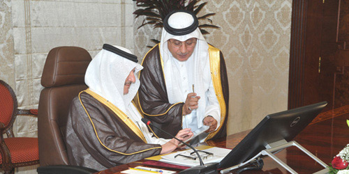 الأمير سعود بن نايف يدشن الموقع