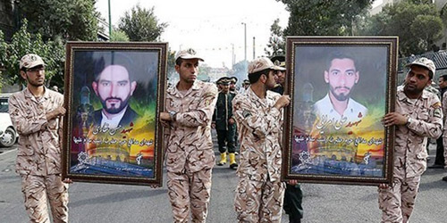  تشييع جنود إيرانيين