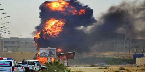 ارتفاع حصيلة قتلى تفجيرين بدرنة الليبية إلى سبعة  