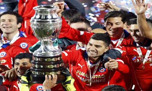 تشيلي طبق شهي جديد في كرة القدم الأميركية الجنوبية   