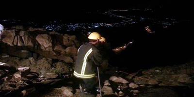 مدني الطائف ينقذ 6 نساء مجهولات الهوية علقن في منحدر خطر بجبل كرا بهدا الطائف 