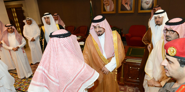  الأمير فيصل بن خالد يستقبل جموع المهنئين
