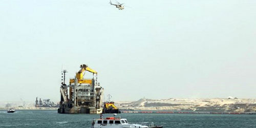 ثلاث سفن تعبر قناة السويس الجديدة في أول تشغيل تجريبي 