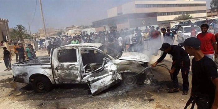  من الهجوم الانتحاري في بنغازي
