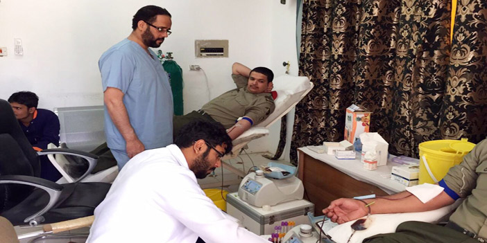 صحة الباحة تنفذ حملة للتبرع بالدم لمنسوبي الجوازات 