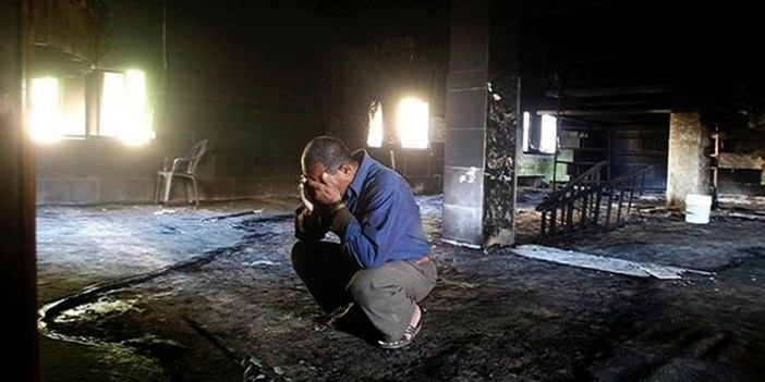  المحتلون اليهود يضرمون النيران في المساجد الفلسطينية