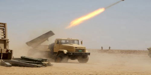  قوات البشمركة تقصف داعش شمال العراق