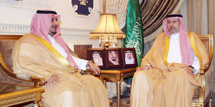  الأمير عبدالله بن مساعد يستقبل رئيس نادي الهلال