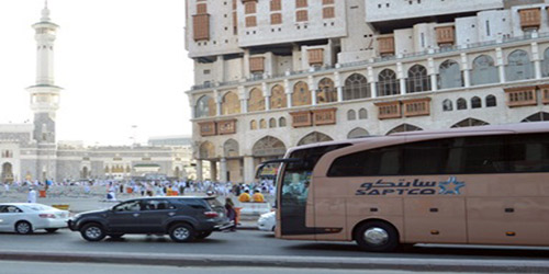 سابتكو تجند أكثر من 3200 حافلة لنقل الحجاج 
