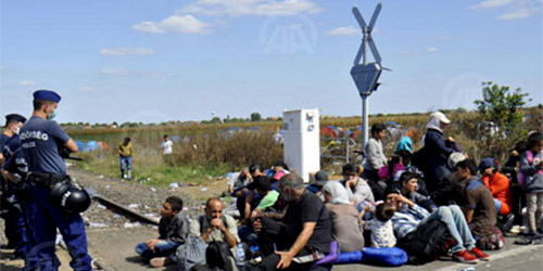  المهاجرون العالقون على حدود كرواتيا