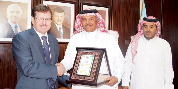 الملحق الثقافي السعودي بالاردن يزور جامعة العلوم والتكنلوجيا 