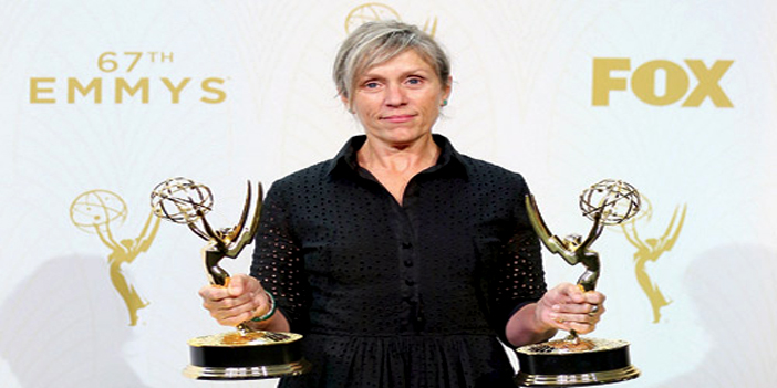  فازت فرانسيس ماكدورماند بجائزة أفضل ممثلة رئيسية عن دورها في مسلسل «Kitteridge»