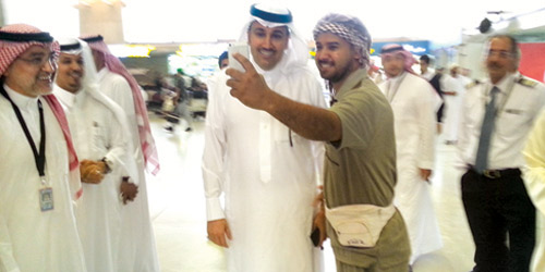  الحاج مع المدير العام للخطوط السعودية