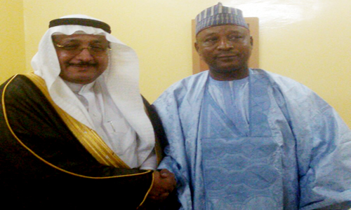  السفير العلي مودعاً وزير داخلية النيجر