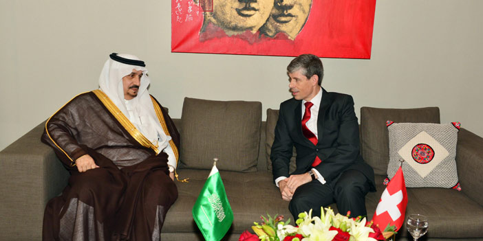  الأمير فيصل بن بندر يشرف حفل سفارة سويسرا