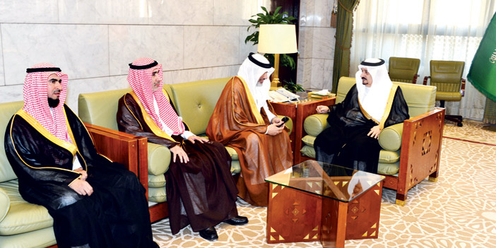  الأمير فيصل بن بندر يستقبل مدير جامعة شقراء المكلف