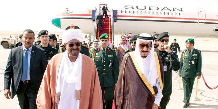  خادم الحرمين الشريفين يستقبل فخامة الرئيس السوداني
