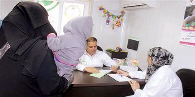 العيادات التخصصية السعودية تعالج أكثر من 1600 لاجئ سوري في مخيم الزعتري 