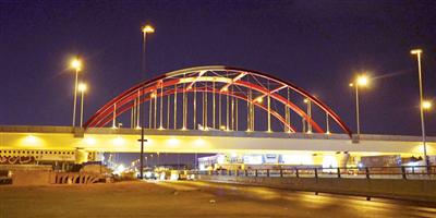 فتح جزئي لجسر تقاطع التخصصي مع طريق الإمام 