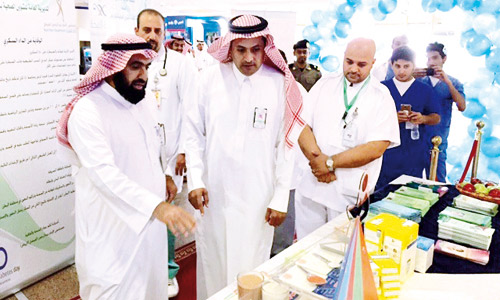 فعاليات توعوية بعنوان «الحمية والتغذية لمرضى السكري» بمستشفى الإمام عبدالرحمن الفيصل 