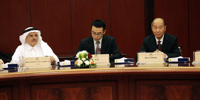 لجنة الصداقة البرلمانية السعودية تجتمع مع وفد برلماني صيني 