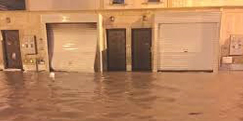  حصر أضرار السيول والأمطار على مدينة بريدة