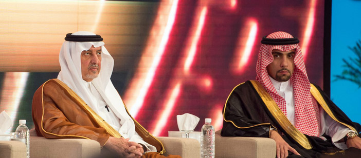  صاحب السمو الملكي الأمير خالد الفيصل خلال فعاليات المنتدى