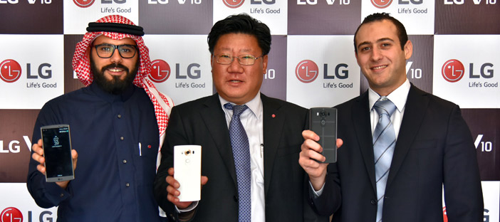 «إل جي» تطلق هاتفها LG V10 بالمملكة 