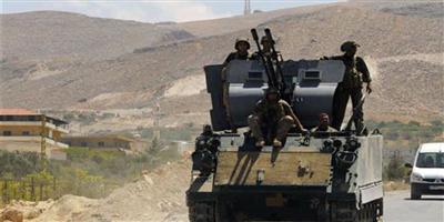الجيش اللبناني  يقصف مواقع المسلحين شرق  البلاد  
