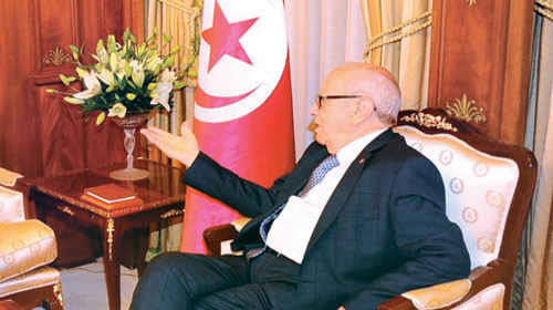 الرئيس التونسي يعبر عن مساندة بلاده المطلقة للتحالف الإسلامي لمحاربة الإرهاب.. ويؤكد: 