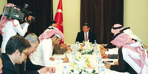 رئيس وزراء تركيا في حديث شامل للصحف السعودية: 
