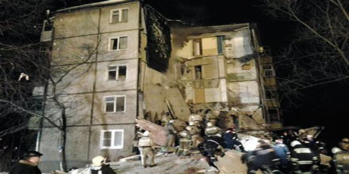 أربعة قتلى على الأقل في انفجار ناجم عن الغاز في وسط روسيا 