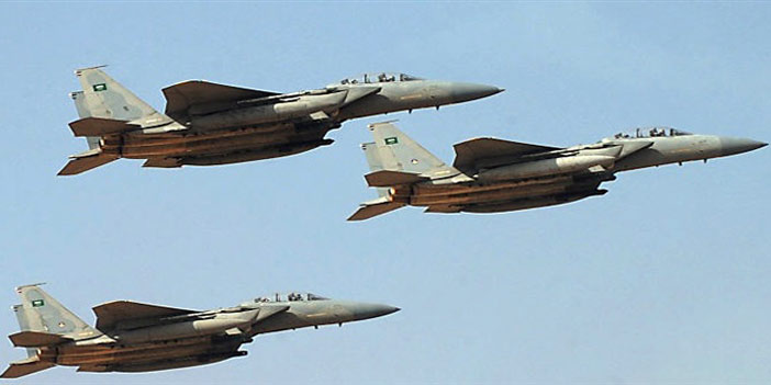  طائرات التحالف العربي تقصف مواقع الانقلابيين والقاعدة