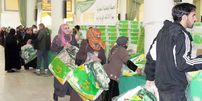 الحملة السعودية تواصل توزيع كسوة الشتاء على اللاجئين السوريين في البقاع اللبناني 