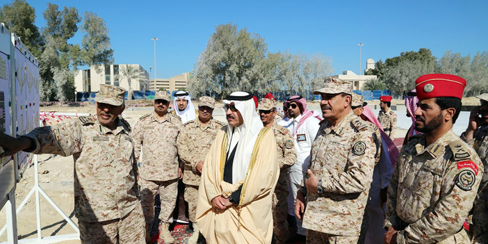  الأمير مشعل بن بدر يتفقد ويفتتح عددا من المشاريع بالحرس الوطني للقطاع الشرقي