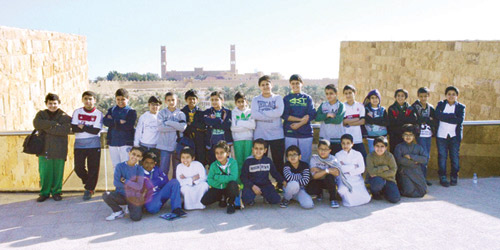  طلاب مدرسة الإمام عاصم لتحفيظ القرآن الكريم في الدرعية